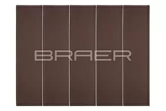 Кирпич лицевой BRAER М150 0,7НФ коричневый гладкий купить в "Строй-Ресурсе"